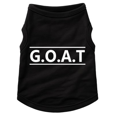 G.O.A.T Goat Great Of All Time Doggie Tank
