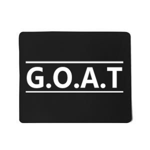 G.O.A.T Goat Great Of All Time Mousepad