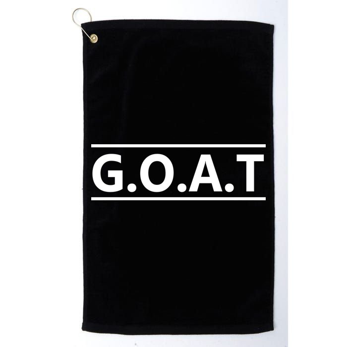 G.O.A.T Goat Great Of All Time Golf Towel