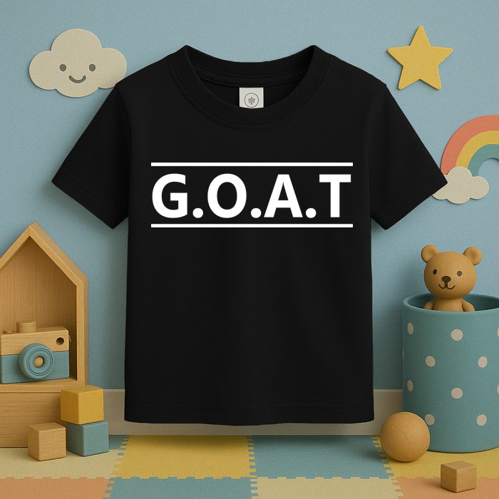 G.O.A.T Goat Great Of All Time Toddler T-Shirt