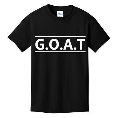 G.O.A.T Goat Great Of All Time Kids T-Shirt