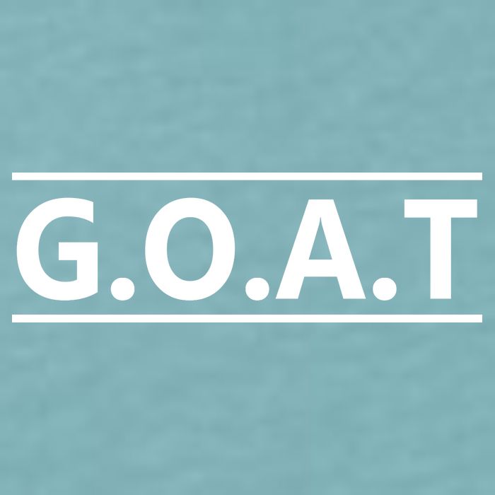 G.O.A.T Goat Great Of All Time Sueded Cloud Jersey T-Shirt