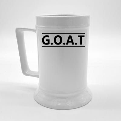 G.O.A.T Goat Great Of All Time Beer Stein