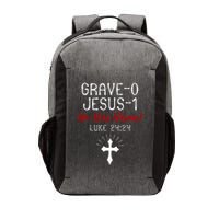 Grave 0 Jesus 1 He Has A Risen Jesus Religious Easter Luke Vector Backpack
