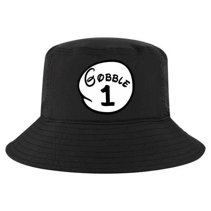 Gobble 1 2 3 Funny Thanksgiving Matching Cool Comfort Performance Bucket Hat