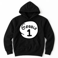 Gobble 1 2 3 Funny Thanksgiving Matching Hoodie
