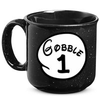 Gobble 1 2 3 Funny Thanksgiving Matching 15oz Campfire Ceramic Mug