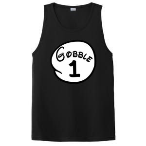 Gobble 1 2 3 Funny Thanksgiving Matching PosiCharge Competitor Tank