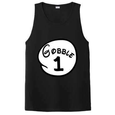 Gobble 1 2 3 Funny Thanksgiving Matching PosiCharge Competitor Tank