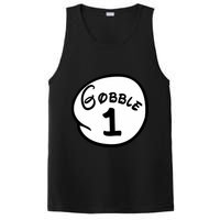Gobble 1 2 3 Funny Thanksgiving Matching PosiCharge Competitor Tank