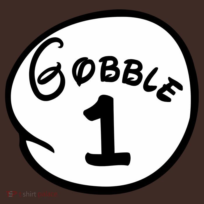 Gobble 1 2 3 Funny Thanksgiving Matching Performance Shirt