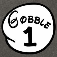 Gobble 1 2 3 Funny Thanksgiving Matching Cotton Canvas Backpack