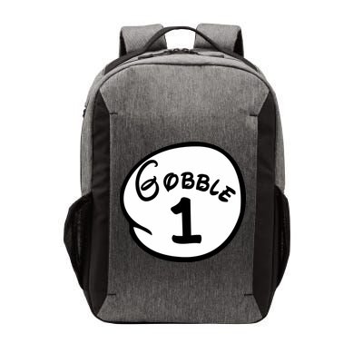 Gobble 1 2 3 Funny Thanksgiving Matching Vector Backpack