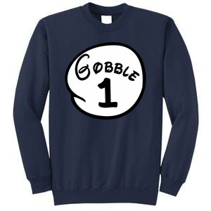 Gobble 1 2 3 Funny Thanksgiving Matching Sweatshirt