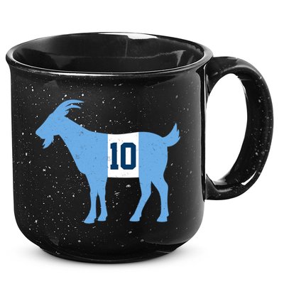 Messi Goat #10 Argentina Soccer 15oz Campfire Ceramic Mug