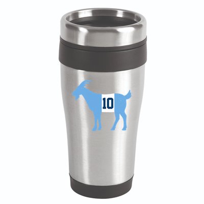 Messi Goat #10 Argentina Soccer 16oz Travel Tumbler