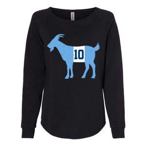 Messi Goat #10 Argentina Soccer Womens California Wash Sweatshirt