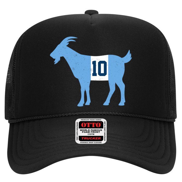Messi Goat #10 Argentina Soccer Trucker Hat
