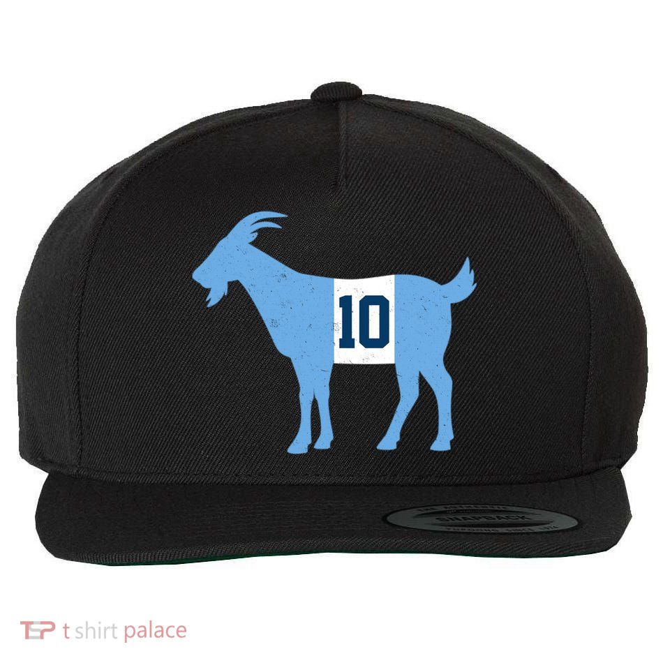 Messi Goat #10 Argentina Soccer Wool Snapback Cap