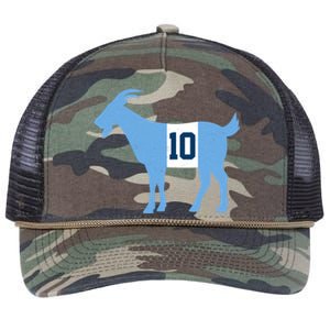 Messi Goat #10 Argentina Soccer Retro Rope Trucker Hat Cap