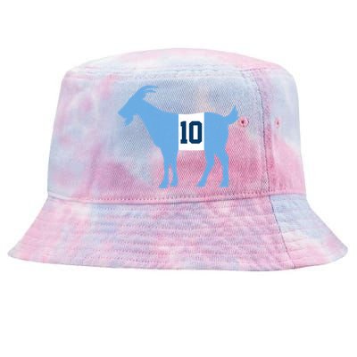 Messi Goat #10 Argentina Soccer Tie-Dyed Bucket Hat