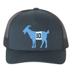 Messi Goat #10 Argentina Soccer Yupoong Adult 5-Panel Trucker Hat