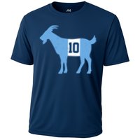 Messi Goat #10 Argentina Soccer Cooling Performance Crew T-Shirt