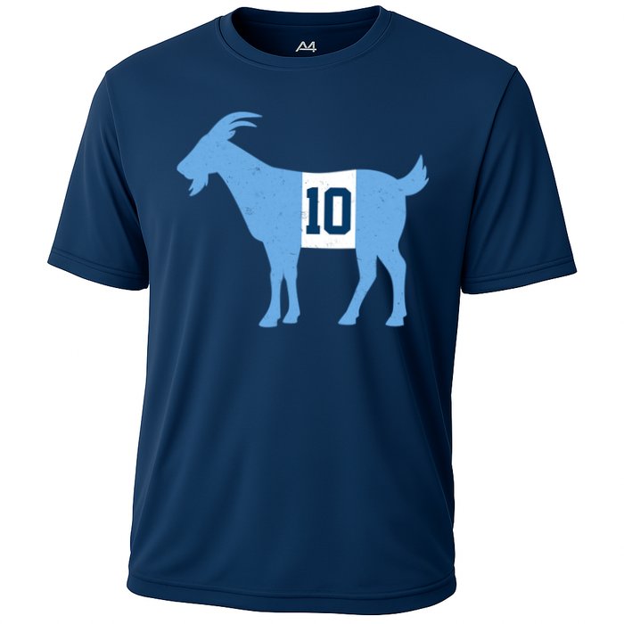 Messi Goat #10 Argentina Soccer Cooling Performance Crew T-Shirt
