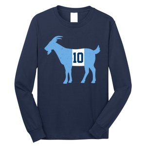 Messi Goat #10 Argentina Soccer Long Sleeve Shirt