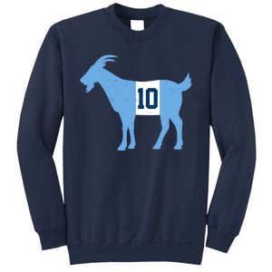 Messi Goat #10 Argentina Soccer Sweatshirt