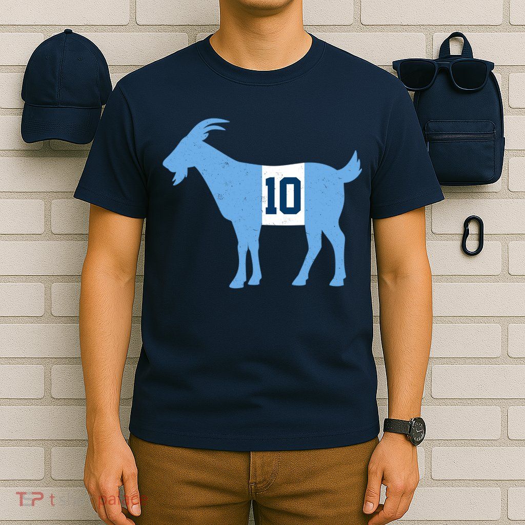 Messi Goat #10 Argentina Soccer T-Shirt