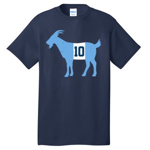 Messi Goat #10 Argentina Soccer Tall T-Shirt