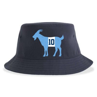 Messi Goat #10 Argentina Soccer Sustainable Bucket Hat