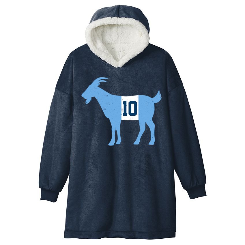 Messi Goat #10 Argentina Soccer Hooded Wearable Blanket
