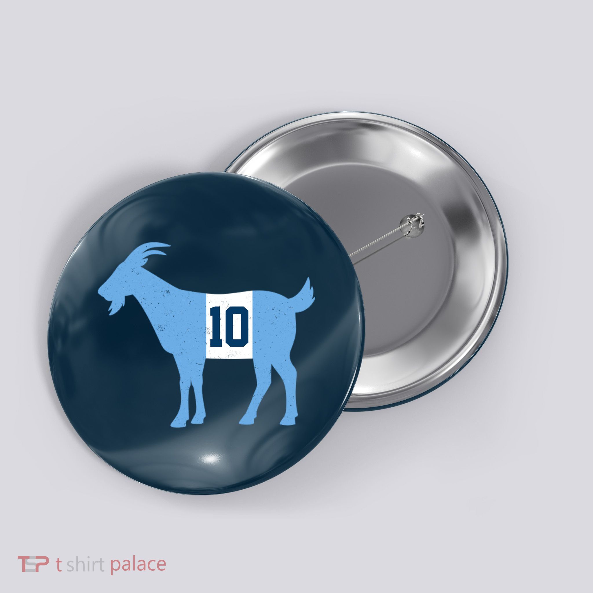 Messi Goat #10 Argentina Soccer Button