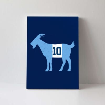 Messi Goat #10 Argentina Soccer Canvas