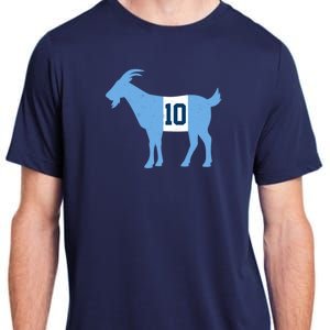 Messi Goat #10 Argentina Soccer Adult ChromaSoft Performance T-Shirt