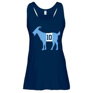 Messi Goat #10 Argentina Soccer Ladies Essential Flowy Tank