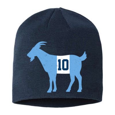 Messi Goat #10 Argentina Soccer Sustainable Beanie