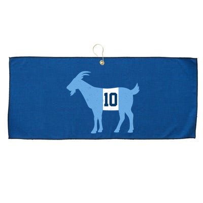 Messi Goat #10 Argentina Soccer Large Microfiber Waffle Golf Towel