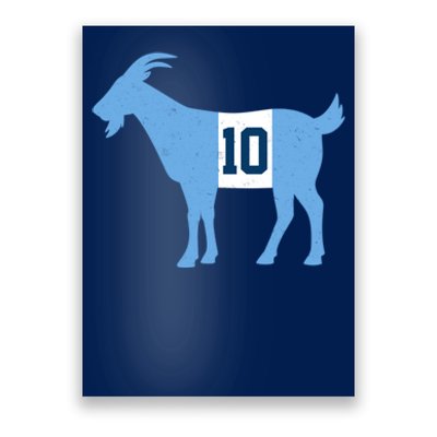 Messi Goat #10 Argentina Soccer Poster