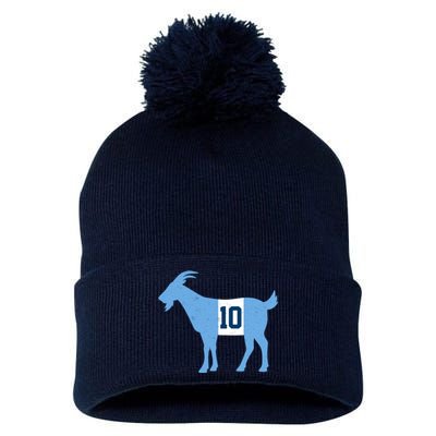 Messi Goat #10 Argentina Soccer Pom Pom 12in Knit Beanie