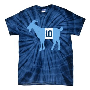 Messi Goat #10 Argentina Soccer Tie-Dye T-Shirt