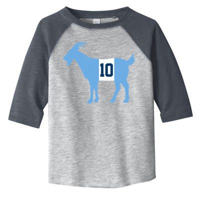 Messi Goat #10 Argentina Soccer Toddler Fine Jersey T-Shirt