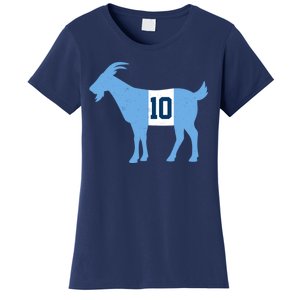 Messi Goat #10 Argentina Soccer Women's T-Shirt