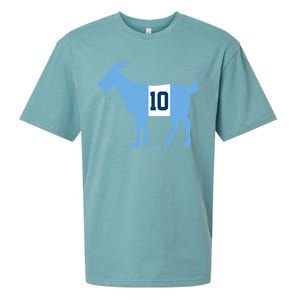 Messi Goat #10 Argentina Soccer Sueded Cloud Jersey T-Shirt