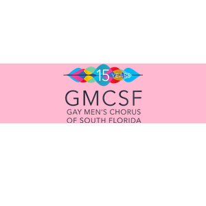 Gmcsf 15th Anniversary Logo White Raglan Baseball Bumper Sticker