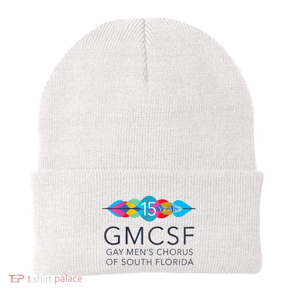 Gmcsf 15th Anniversary Logo White Raglan Baseball Beanie