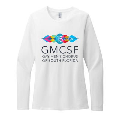 Gmcsf 15th Anniversary Logo White Raglan Baseball Womens CVC Long Sleeve Shirt