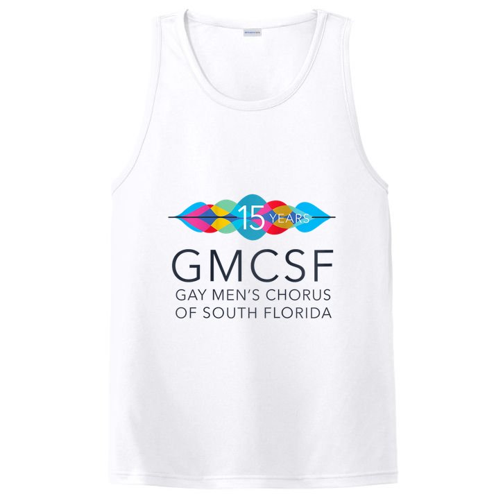 Gmcsf 15th Anniversary Logo White Raglan Baseball PosiCharge Competitor Tank